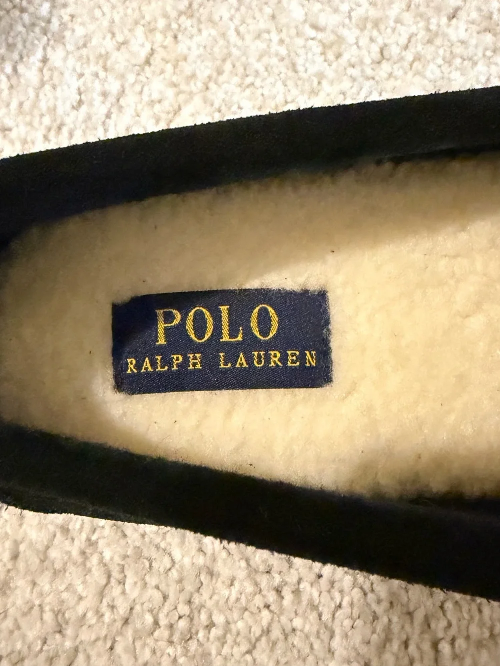NWT- Polo Ralph Lauren men's bear moccasin loafers Sz 8